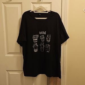 3XL shein catctus T-shirt